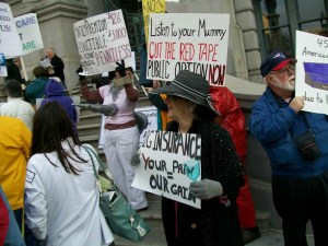 health care demo daylight