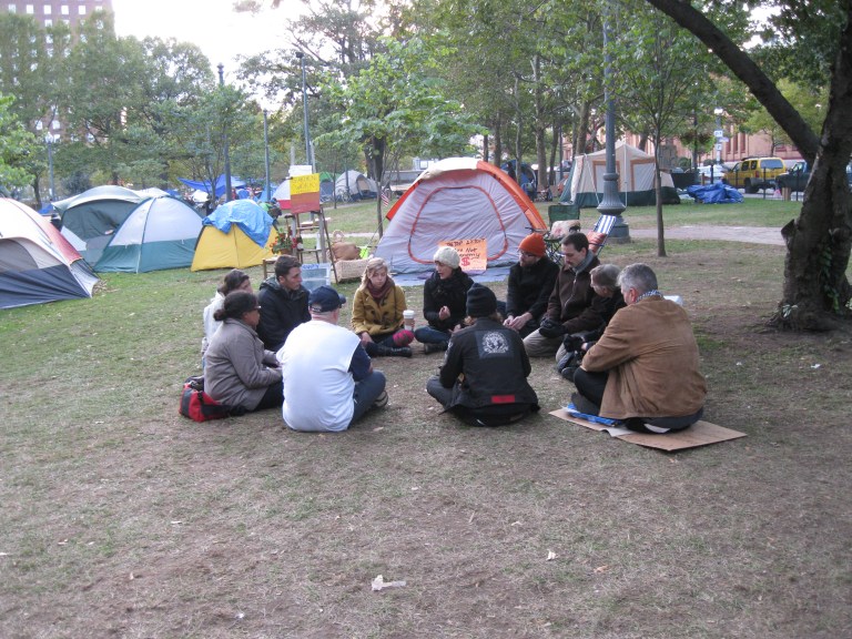 Facilitation Meeting at Occupy Providence